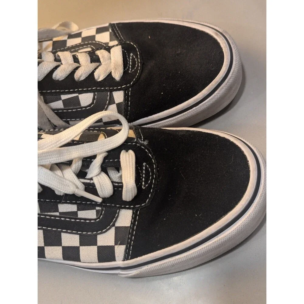 RARE🔥 VANS Old‎ Skool Checkerboard Flag Sz 7 Men's Skateboarding Shoes BMX